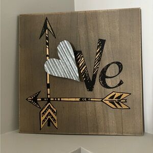 Wooden sign